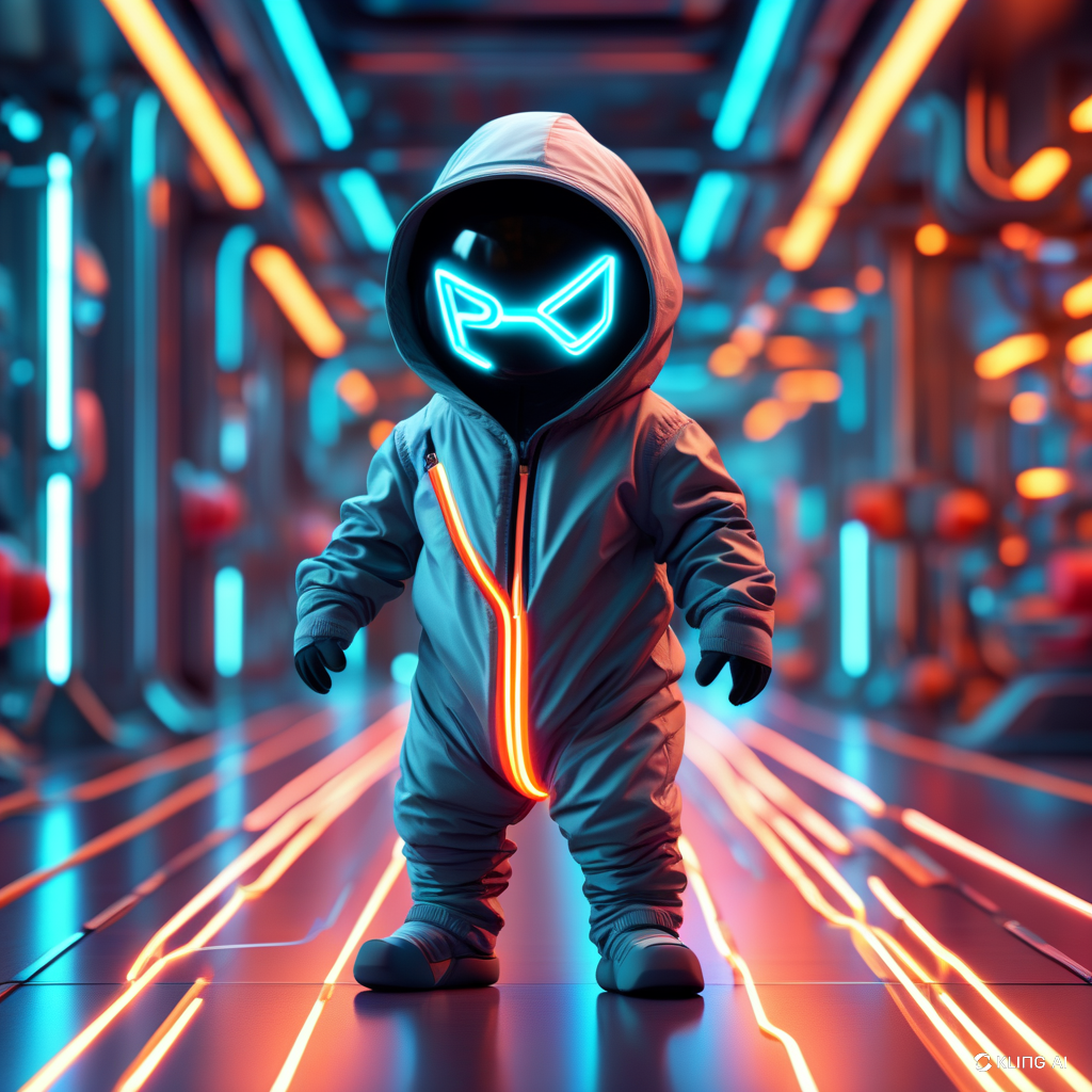 Pulse, the high-energy mascot of WearableGearTrends.com, resembling a glowing pulse line in a futuristic tech-inspired suit, representing innovative wearable gadgets and fitness technology.